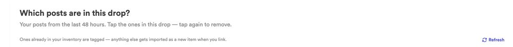 Which posts are in this drop